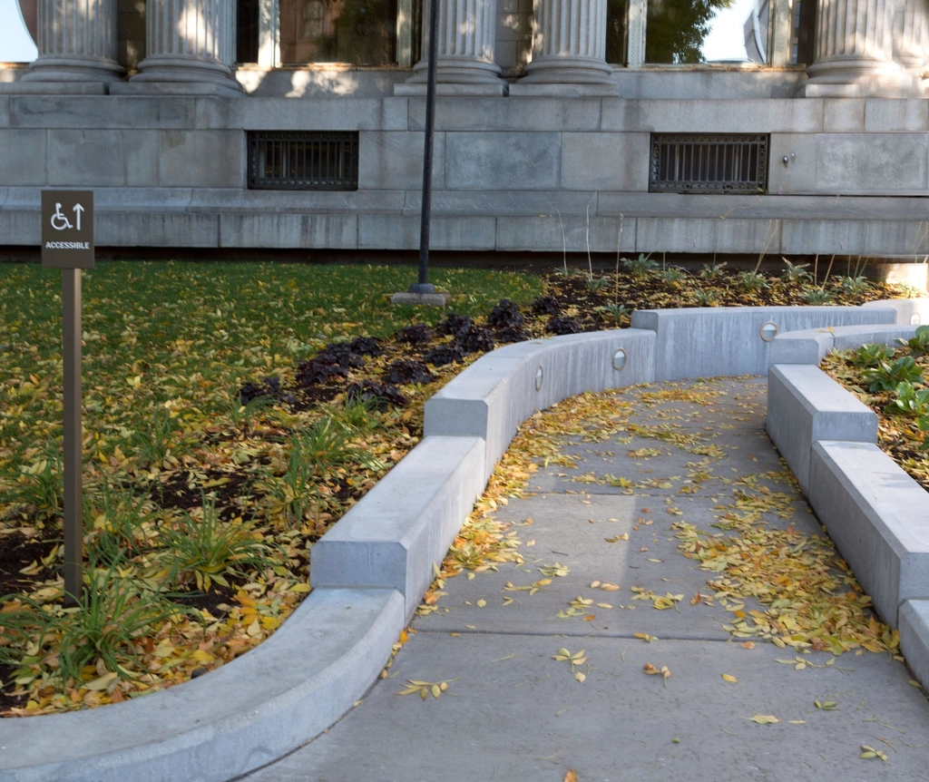 Accessible ramp pathway